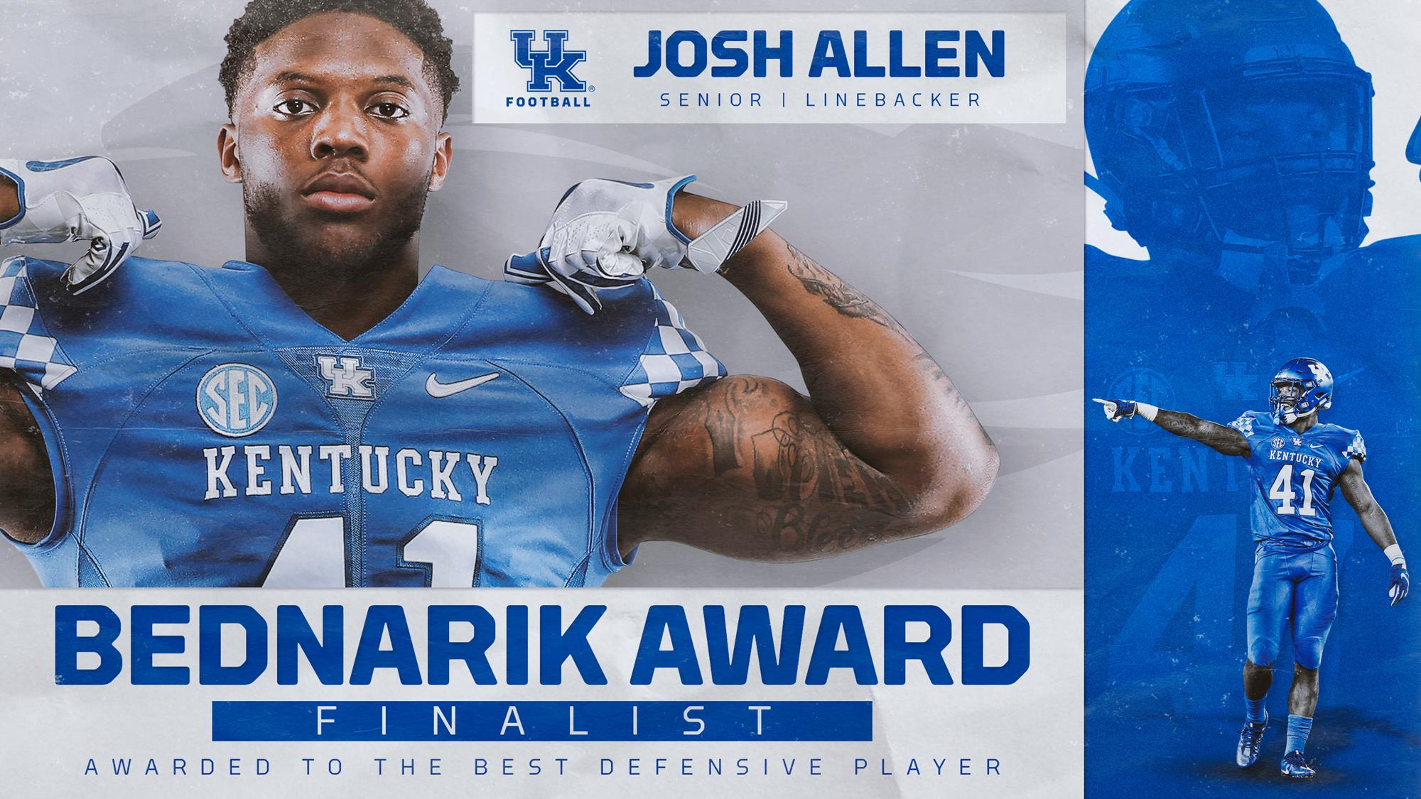 Josh Allen Named Bednarik Award Finalist