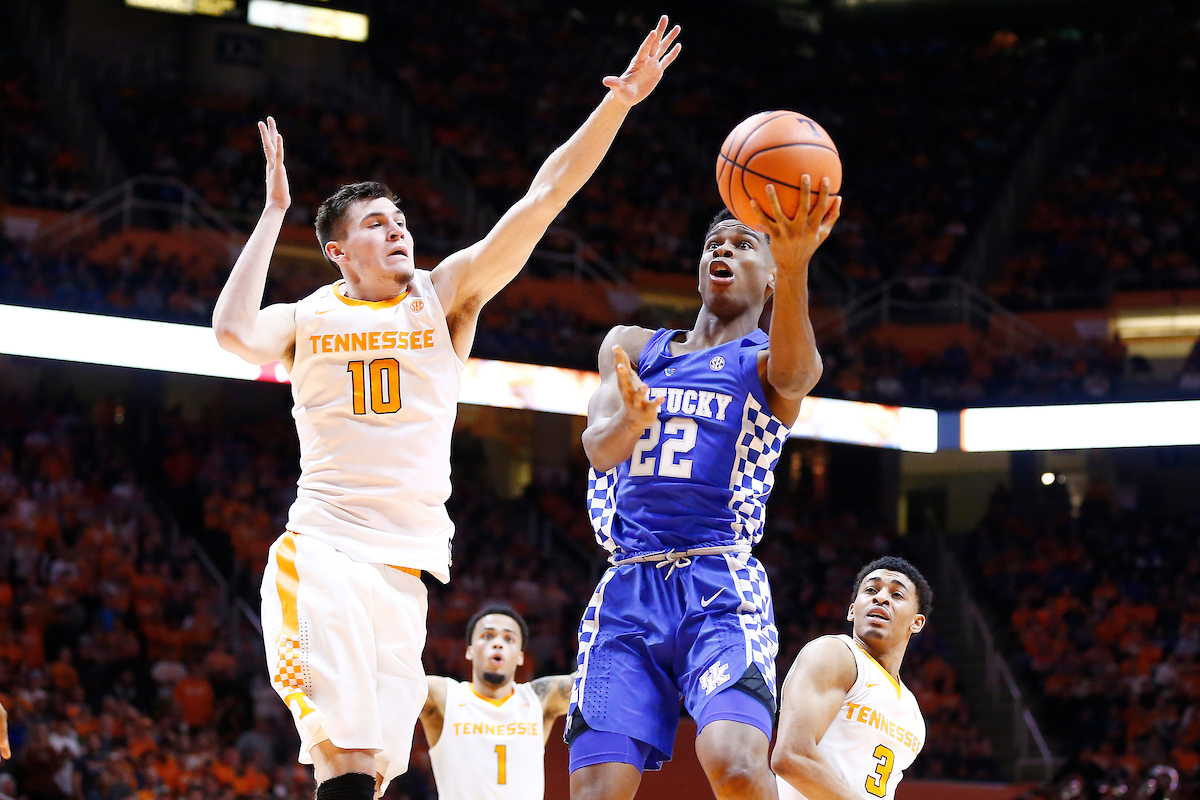 Shai Gilgeous-Alexander.

The University of Kentucky men's basketball team falls to Tennessee 76-65 on Saturday, January 6, 2018, at Thompson-Boling Arena in Knoxville, TN.

Photo by Chet White | UK Athletics
