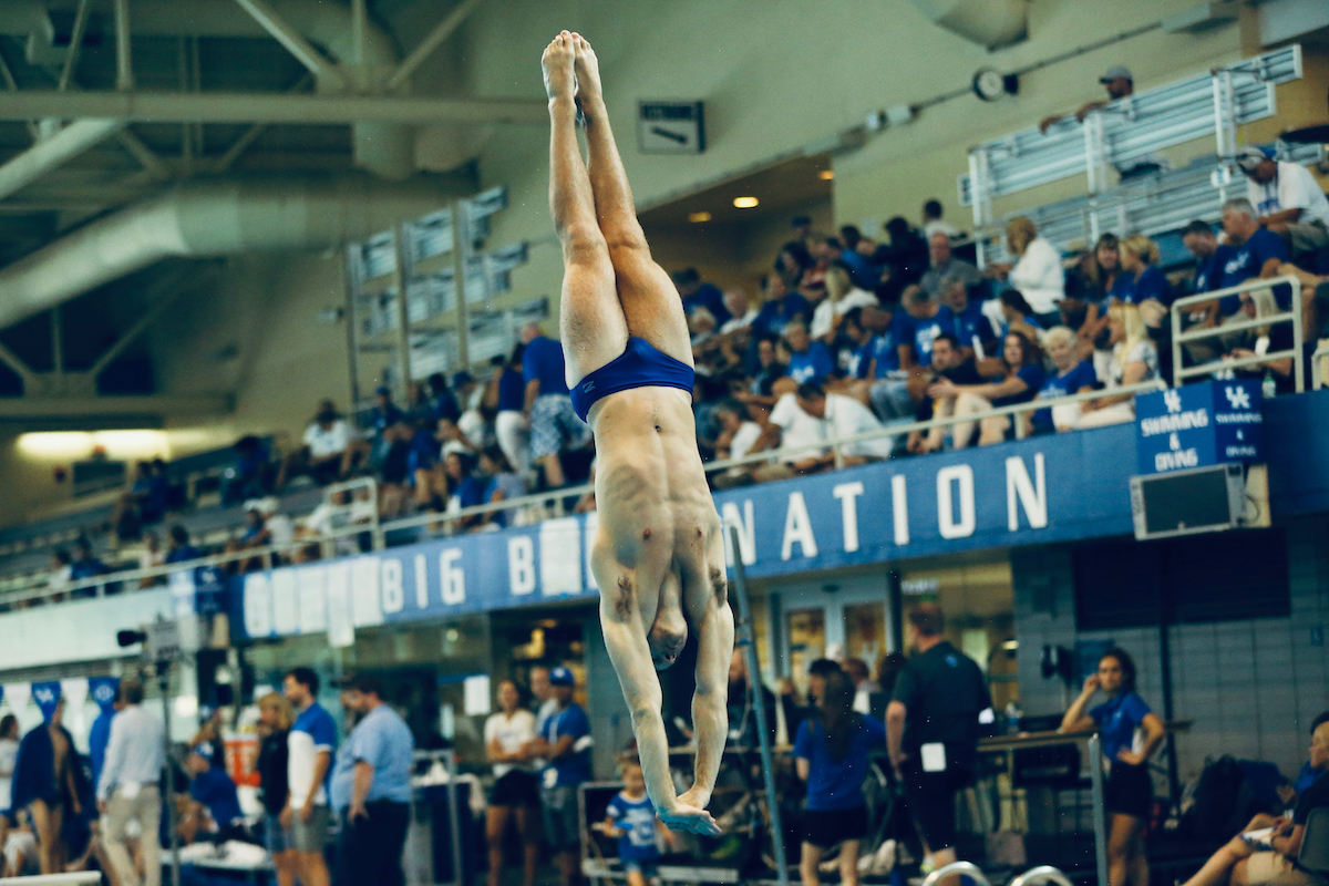 Jared Stivers.

2019 Blue-White meet.

Photo by Noah J. Richter | UK Athletics