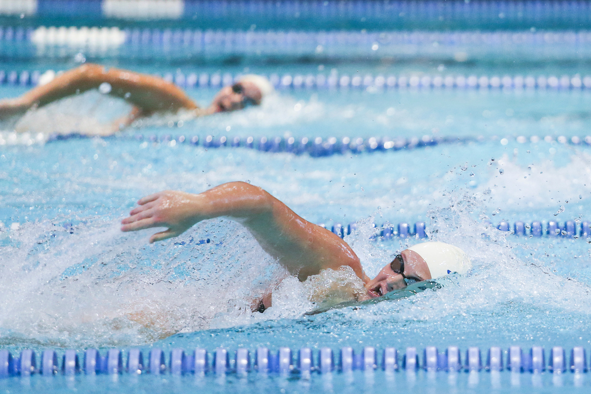 2020-21 Swim/Dive Blue/White match.

Photo by Hannah Phillips | UK Athletics
