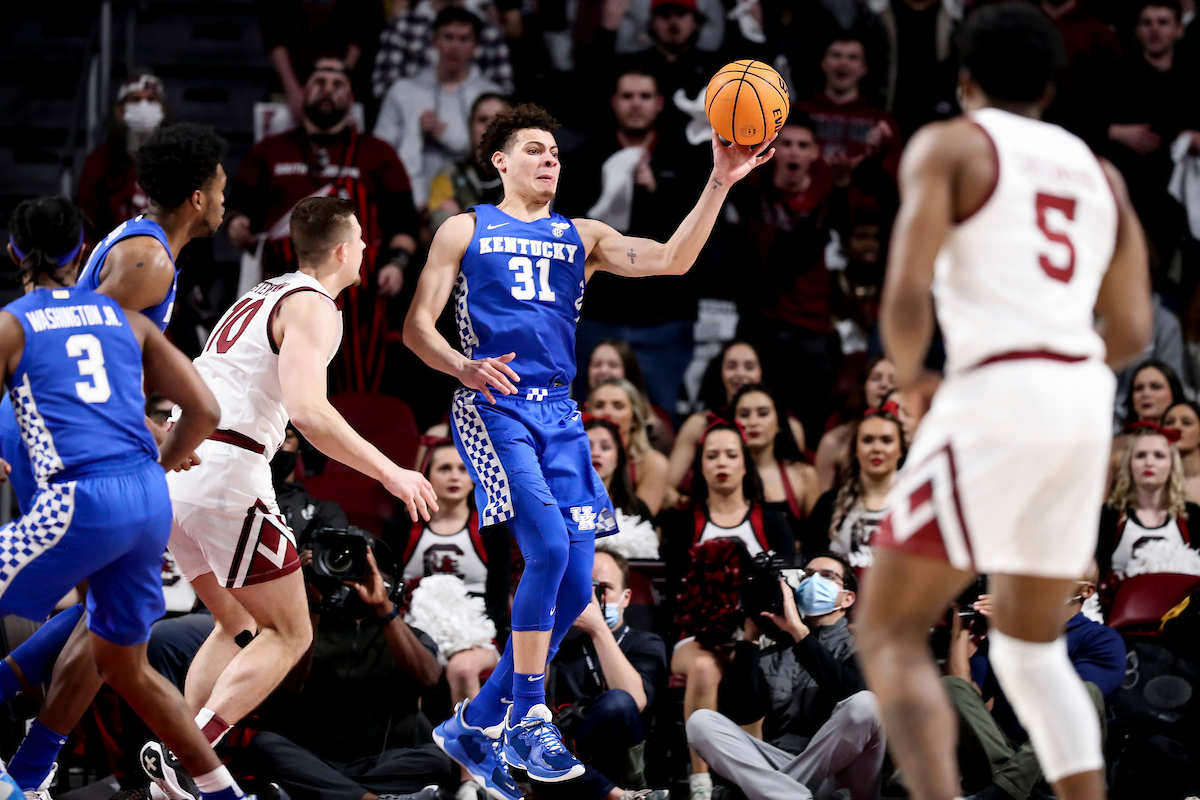 Kellan Grady.

Kentucky beat South Carolina 86-76.

Photos by Chet White | UK Athletics