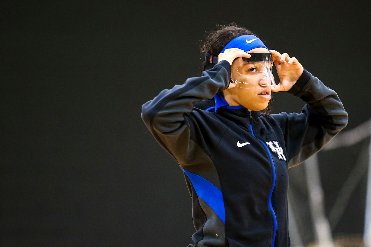 Jada Walker.

Kentucky Practice and Vanderbilt for the SEC Tournament.

Photo by Eddie Justice | UK Athletics