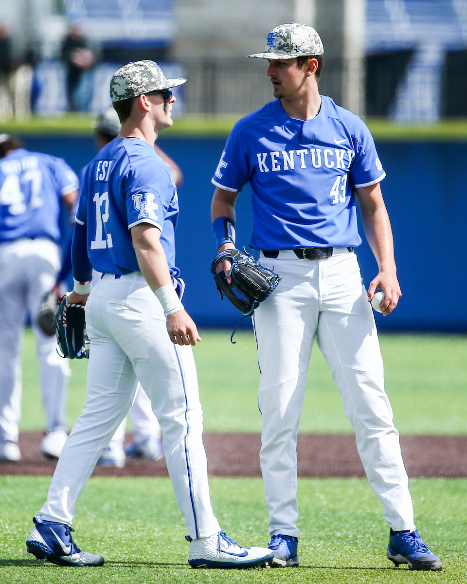 Chase Estep. Jackson Nove. 

Kentucky loses to Ole Miss 1-10.

Photo by Sarah Caputi | UK Athletics