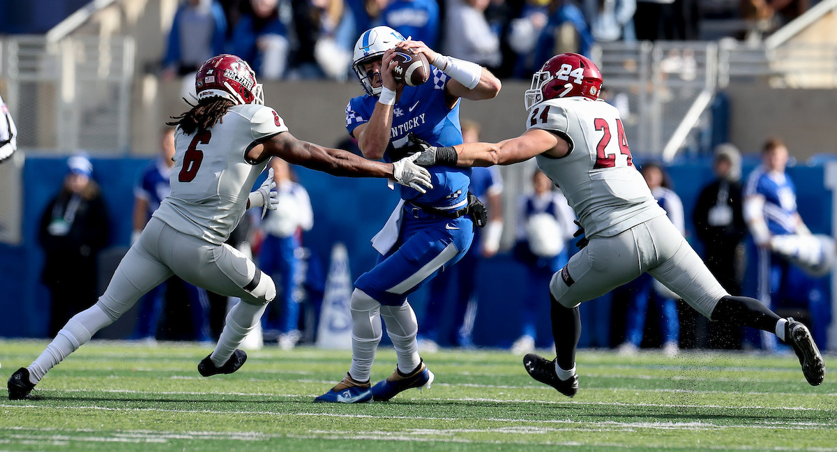 Will Levis.

Kentucky beat New Mexico State 56-16.

Photos by Chet White | UK Athletics