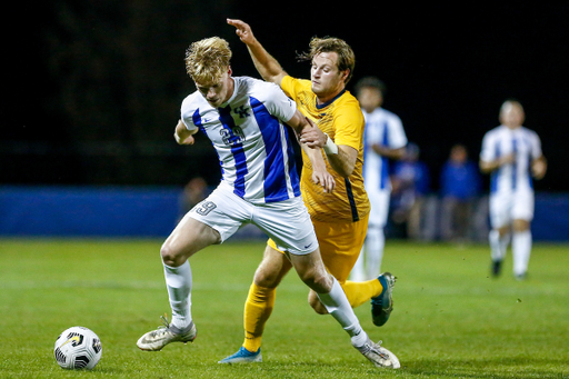 Trey Asensio.

Kentucky beats West Virginia, 1 - 0.

Photo by Sarah Caputi | UK Athletics