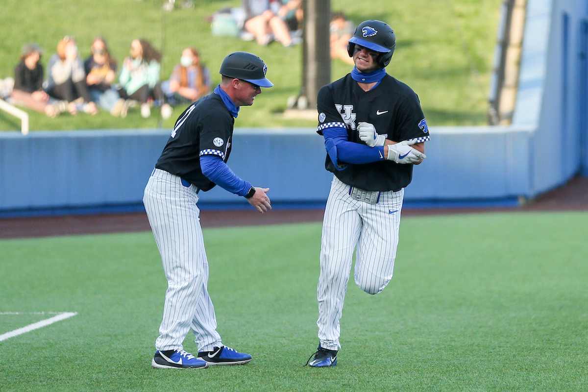 Jacob Plastiak.

Kentucky defeats Bellarmin 12 - 0.

Photo by Sarah Caputi | UK Athletics