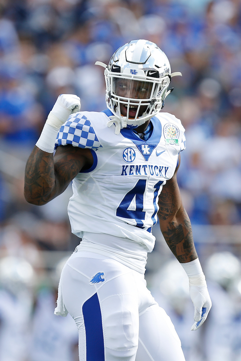 Josh Allen

The UK Football team beat Penn State 27-24 in the Citrus Bowl.

Photo by Michael Reaves | UK Athletics