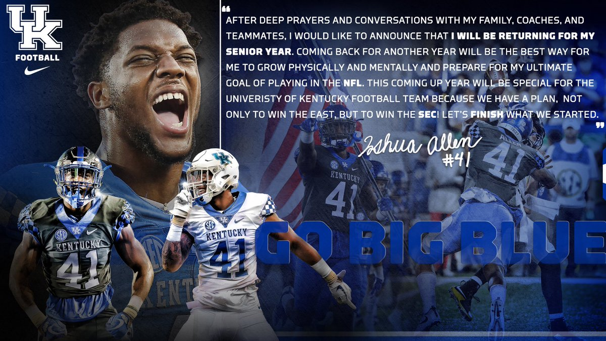 Allen Announces Return for Senior Season