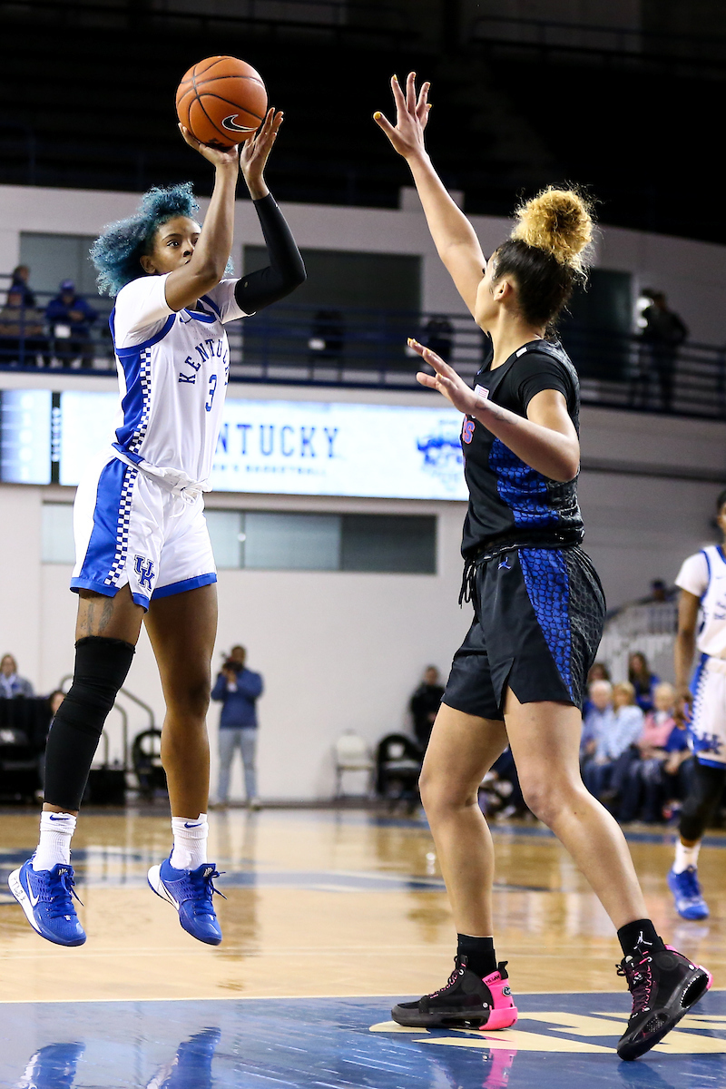 Keke McKinney. 

Kentucky fell to Florida 70 - 62. 

Photo by Eddie Justice | UK Athletics