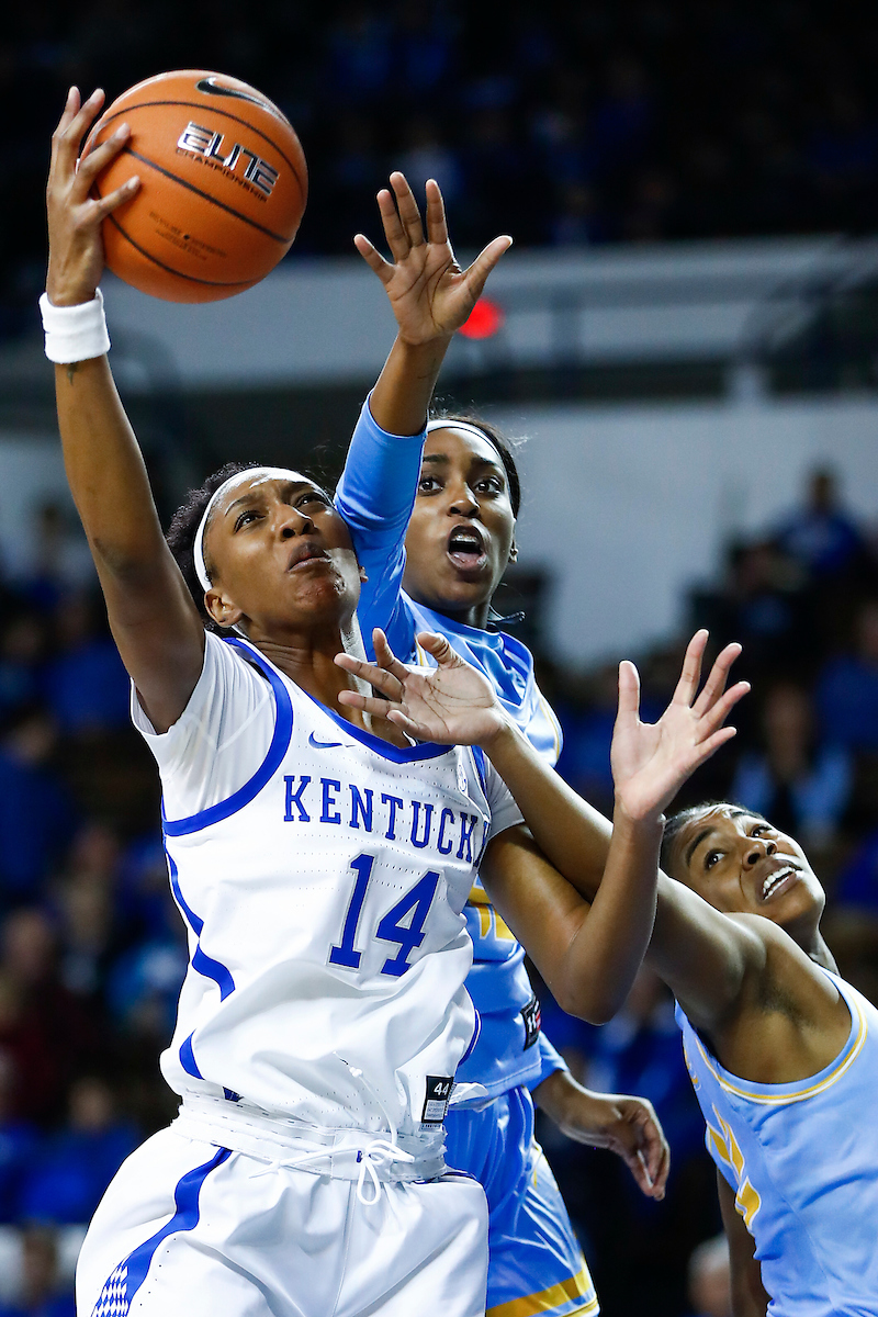 Tatyana Wyatt.

UK women's basketball beat Southern 91-41.

Photo by Chet White | UK Athletics