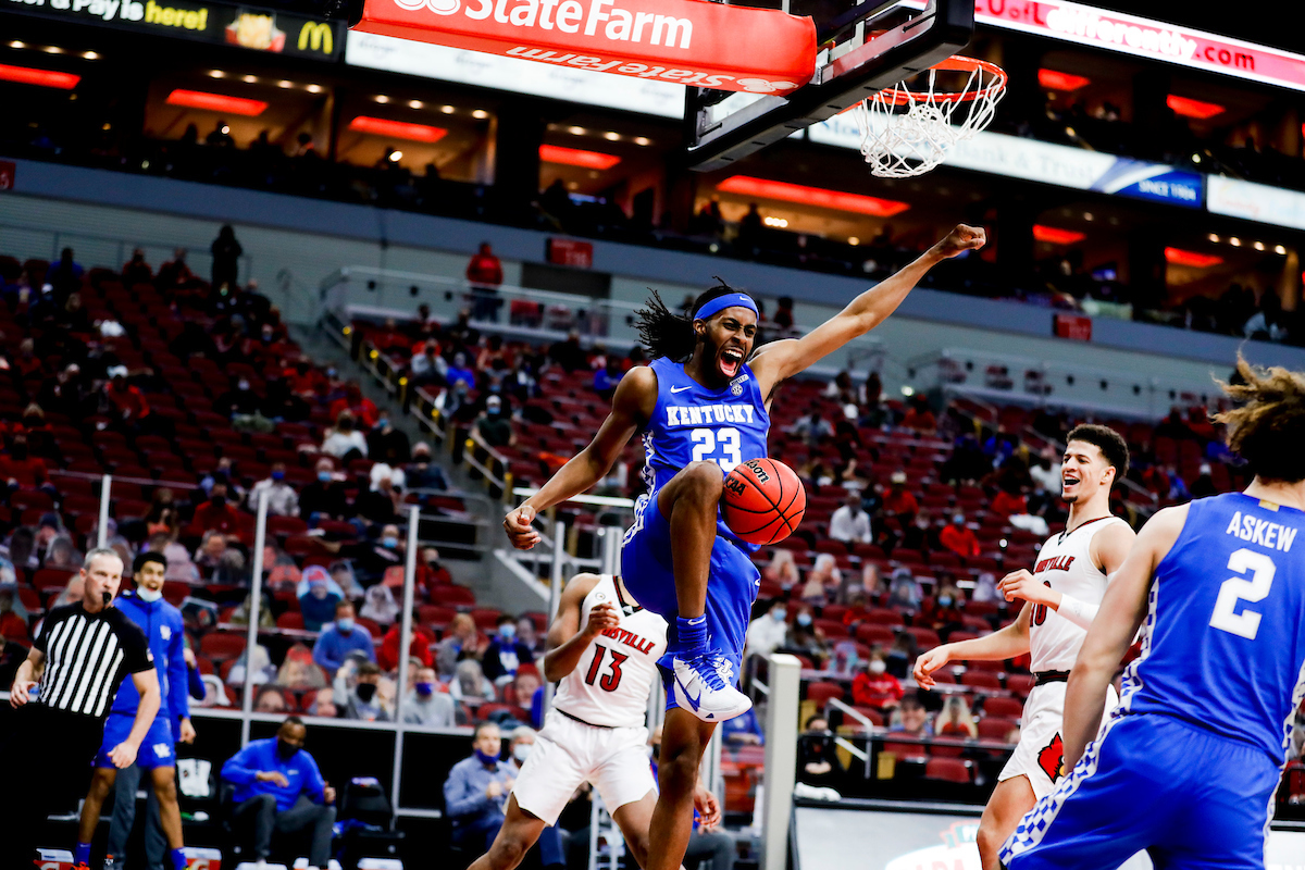 Isaiah Jackson.

Kentucky loses to Louisville 62-59.

Photo by Chet White | UK Athletics