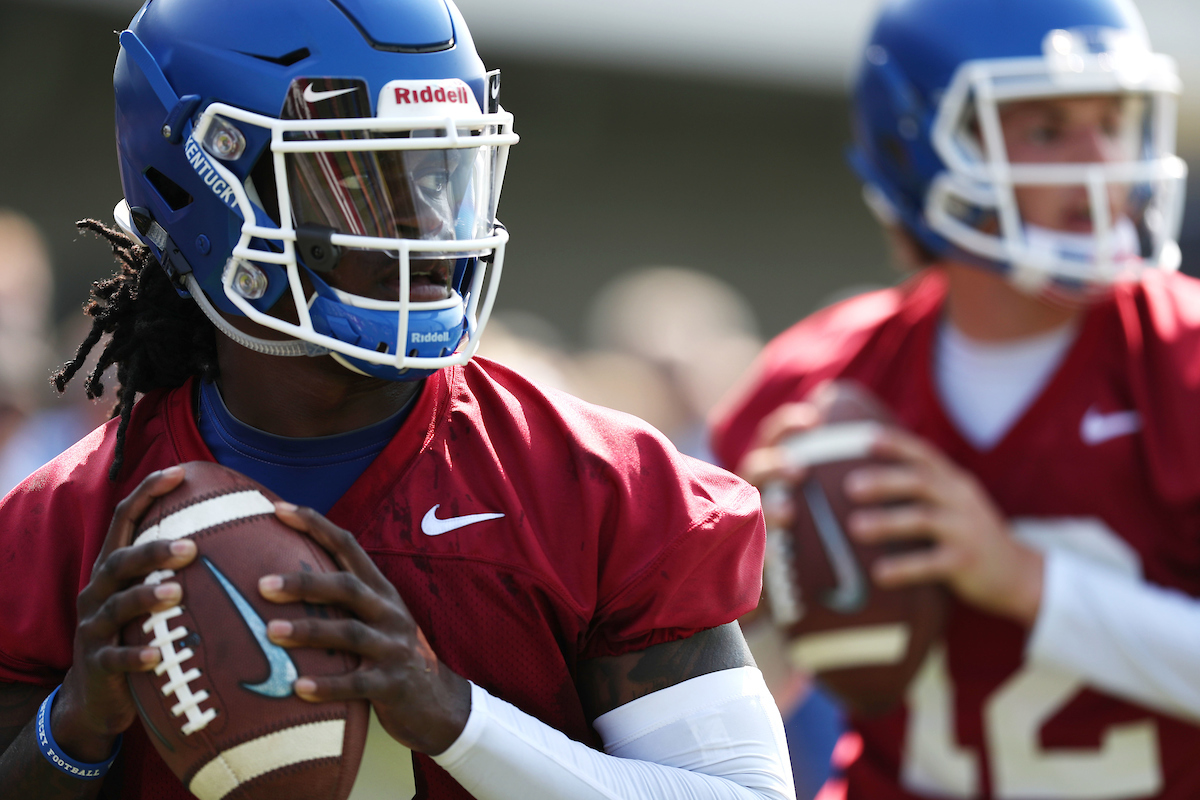Terry Wilson
The Football Team Fan Day on Saturday, August 4,  2018. 

Photo by Britney Howard | UK Athletics