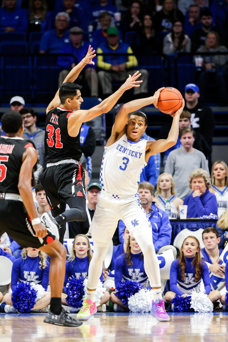 Keldon Johnson

UK beats VMI 92-82 at Rupp Arena.

Photo by Isaac Janssen | UK Athletics