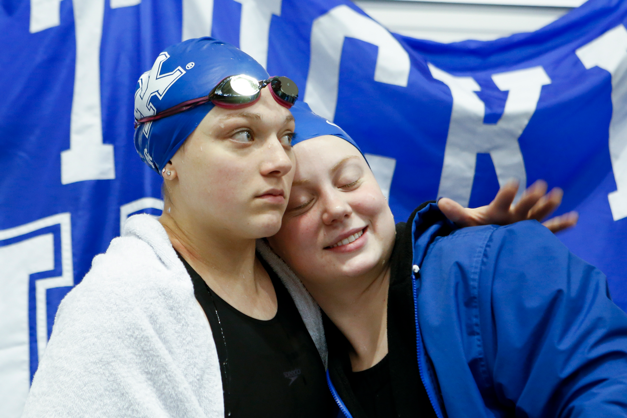 Photos from the morning portion of the final day of the 2019 SEC Swimming and Diving Championships in the Gabrielsen Natatorium at the University of Georgia in Athens, Ga., on Saturday, Feb. 23, 2019. (Casey Sykes)