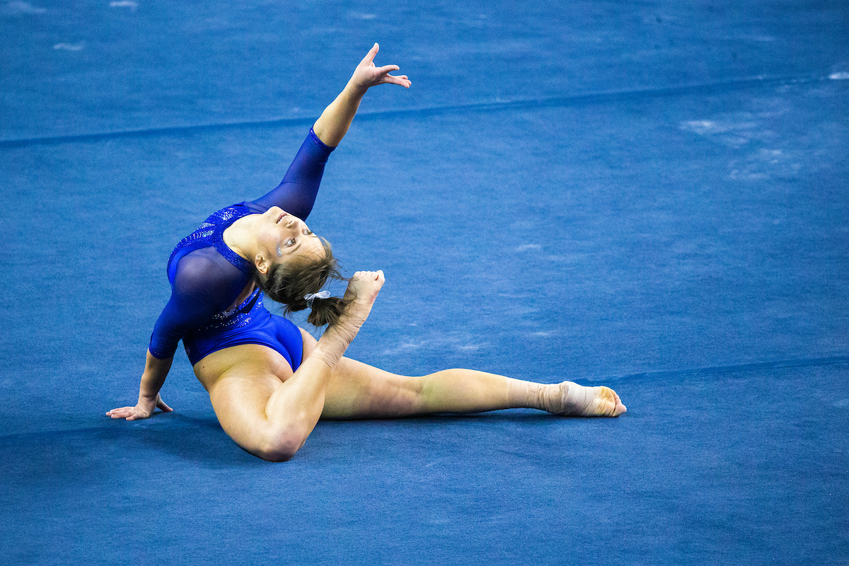 Anna Haigis.

Kentucky falls to Alabama 196.775 - 196.350.

Photo by Grace Bradley | UK Athletics