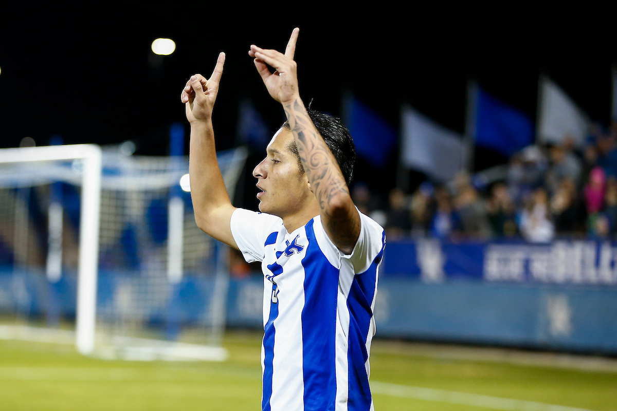 Jason Reyes.

Men's soccer beat Lipscomb 2-1.

Photo by Chet White | UK Athletics