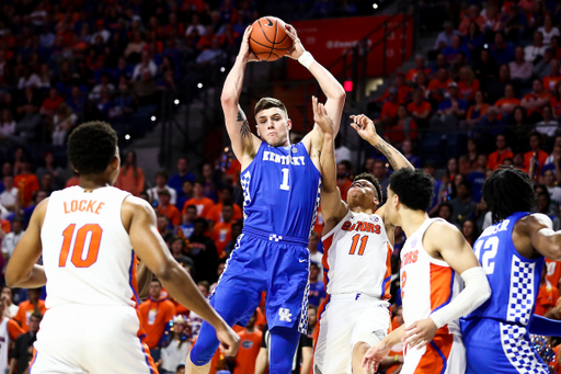 Nate Sestina.

Kentucky beat Florida 71-70.

Photo by Chet White | UK Athletics