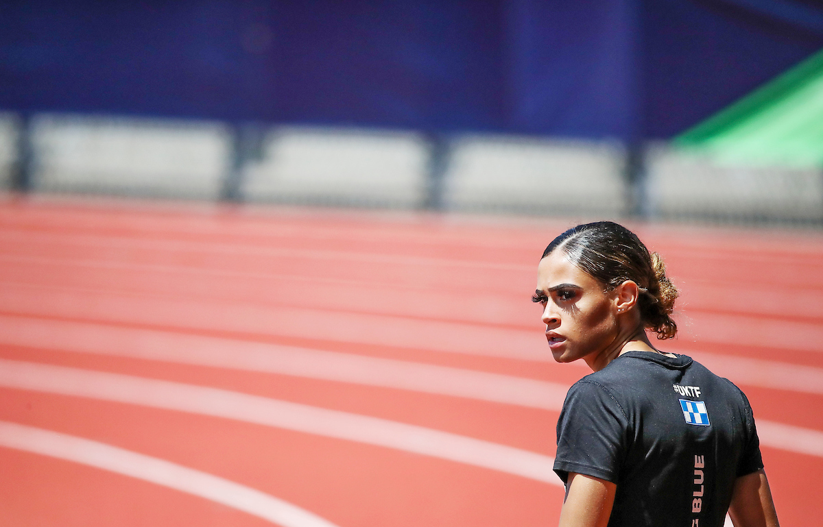 Sydney McLaughlin.

NCAA Track and Field Outdoor National Championships. Eugene, Oregon. Tuesday, June 5, 2018.

Photo by Chet White | UK Athletics