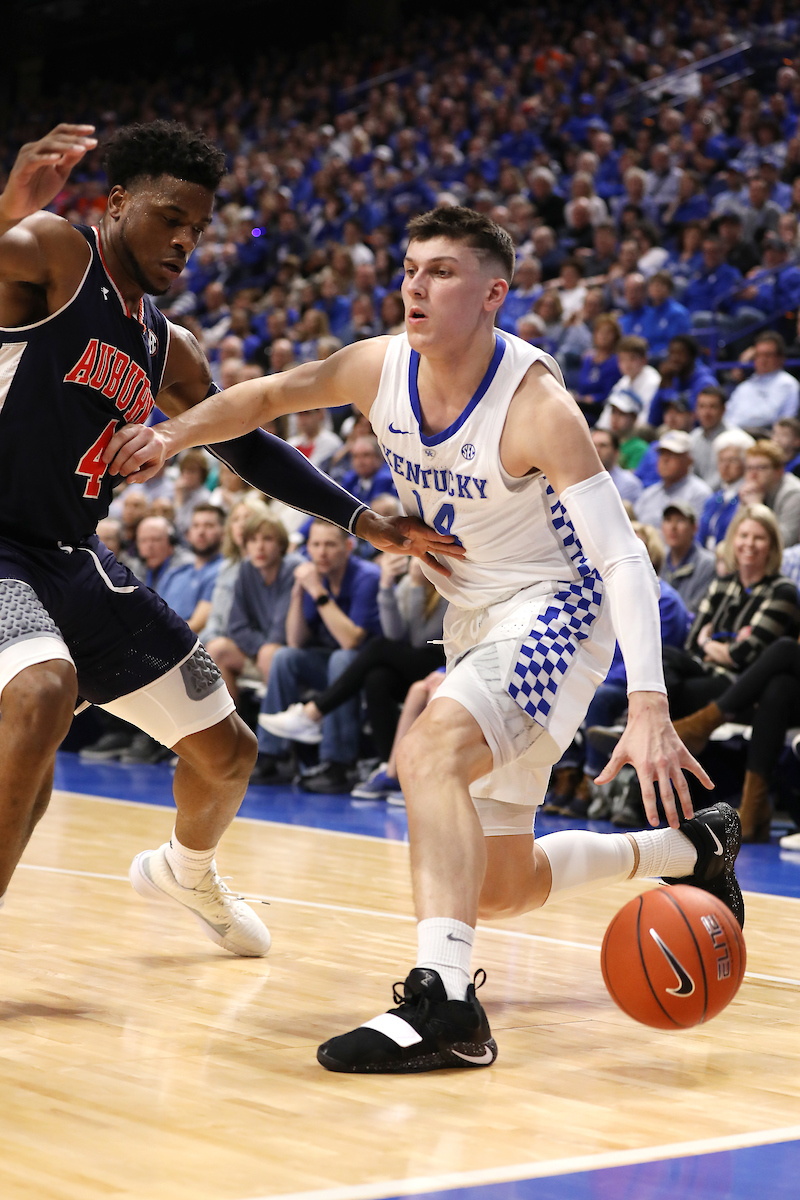 Tyler Herro.

Kentucky beats Auburn, 80 - 53.

Photo by Quinn Foster | UK Athletics