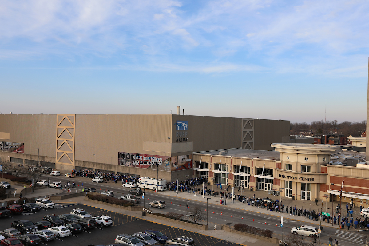 Rupp Arena.

Kentucky beat Tennessee 86-69..

Photo by Quinn Foster | UK Athletics