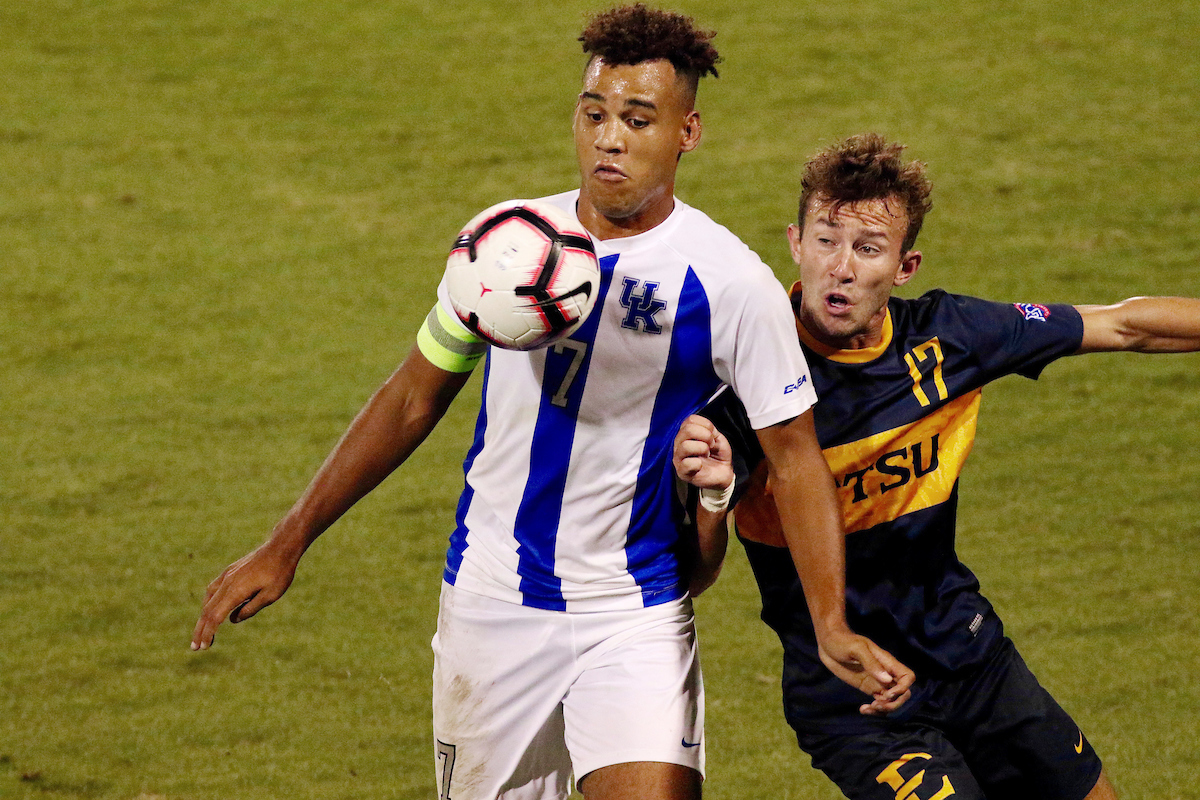 Kentucky men's soccer beat ETSU 3-0.

Photo by Alex Martens | UK Athletics
