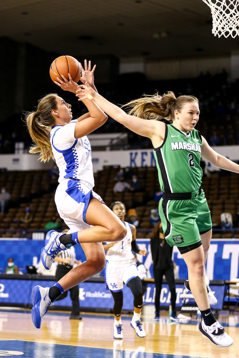 Blair Green.  

Kentucky beats Marshall 79-45.

Photo by Eddie Justice | UK Athletics