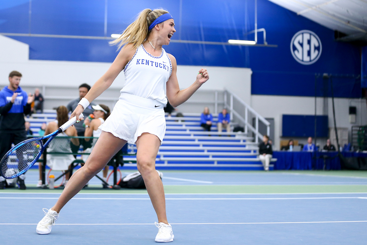 Carla Girbau.

Kentucky loses to Vanderbilt 6-1.

Photo by Grace Bradley | UK Athletics