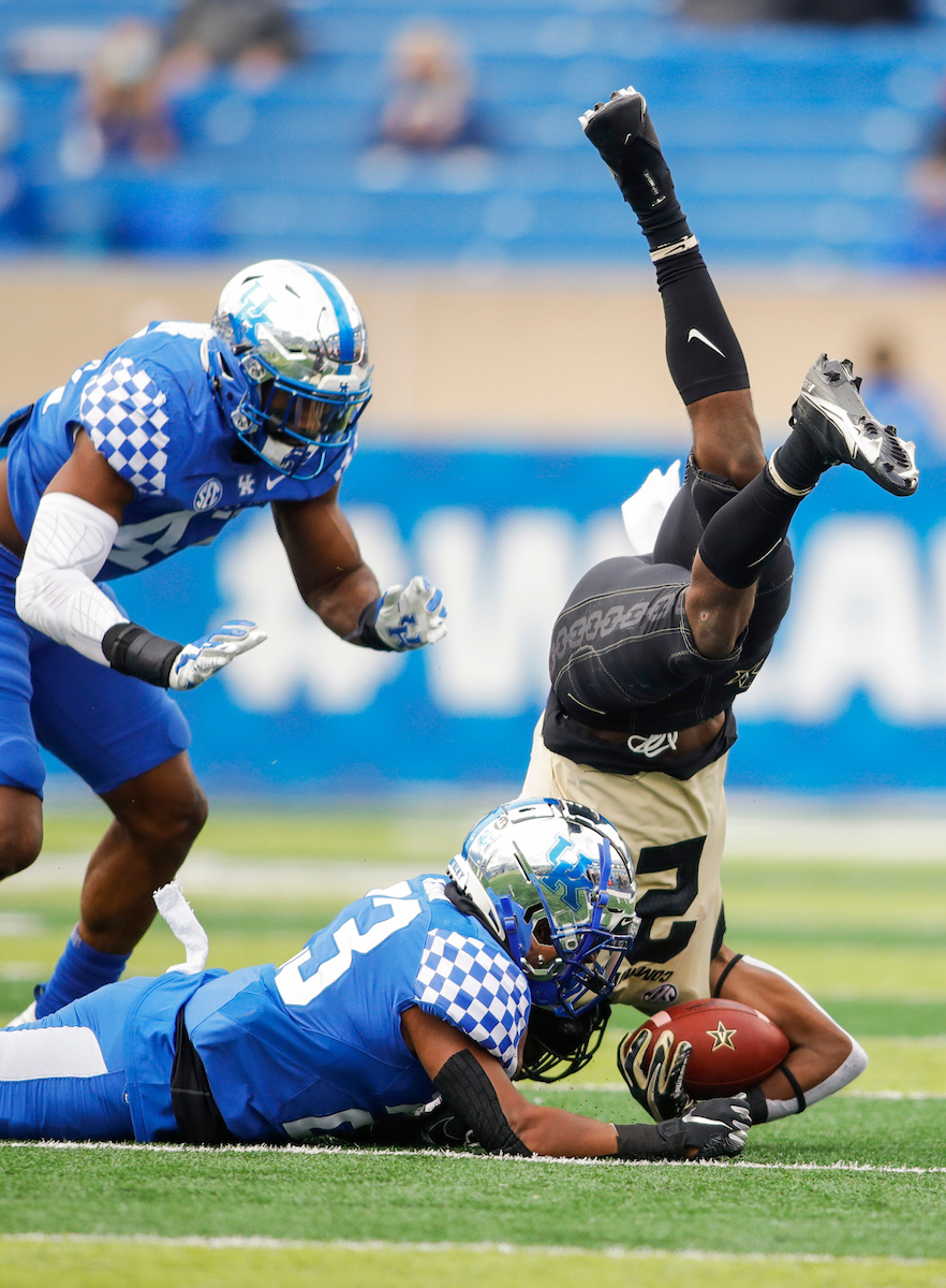 Tyrell Ajian.

UK beat Vandy 38-35.

Photo by Chet White | UK Athletics