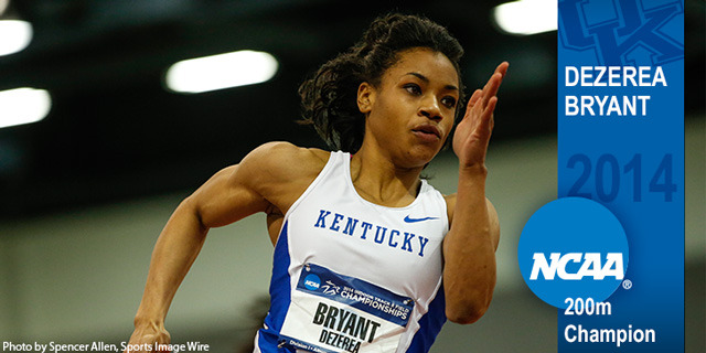 Dezerea Bryant Wins NCAA 200m Championship