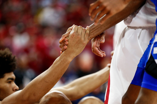 Nick Richards. 

The University of Kentucky men's basketball team beat Arkansas 87-72 on Tuesday, February 20, 2018, at Bud Walton Arena in Fayetteville, Arkansas.