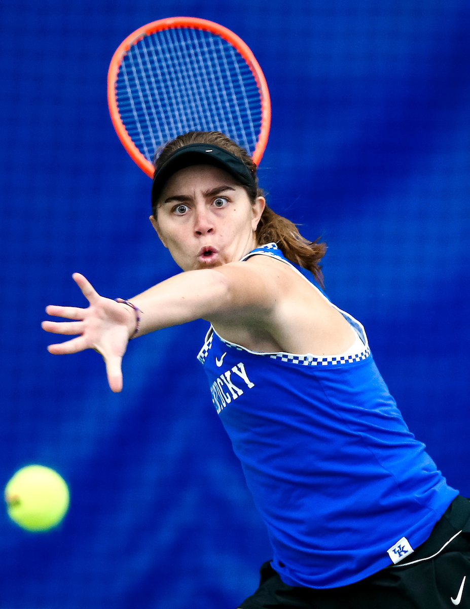 Florencia Urrutia.

Kentucky falls to Florida 4-2.

Photo by Eddie Justice | UK Athletics