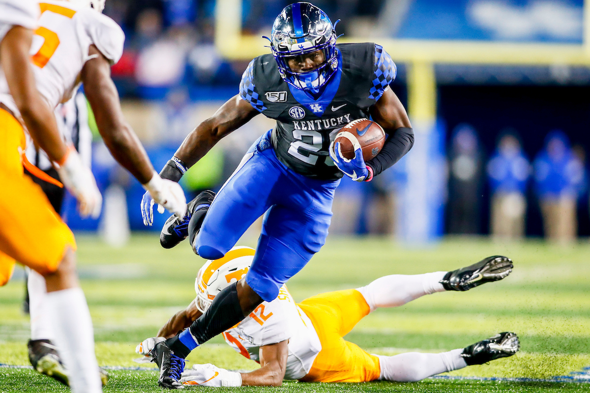 Kavosiey Smoke.

Kentucky falls to Tennessee 17-13.

Photo by Chet White | UK Athletics