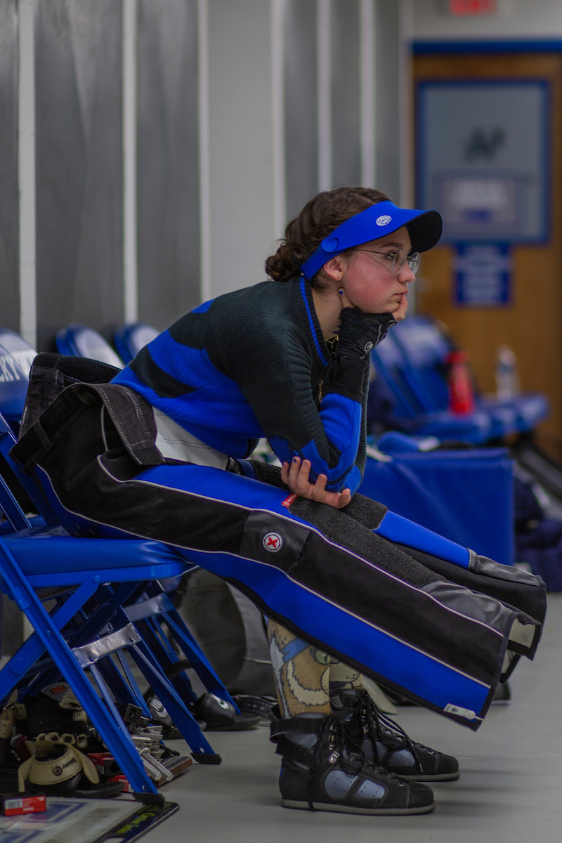 Mary Tucker. 

Kentucky Rifle vs the Navy. 

Photo by Grant Lee | UK Athletics