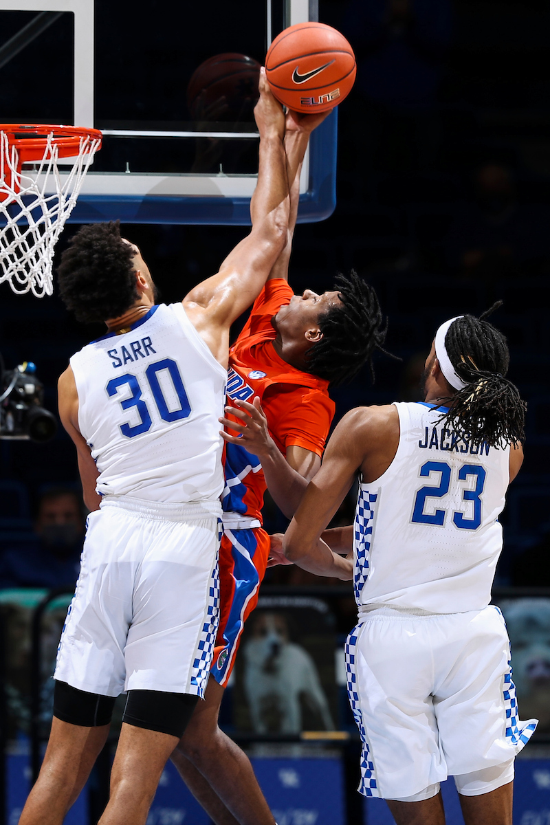 Olivier Sarr. Isaiah Jackson.

UK loses to Florida 71-67.

Photo by Chet White | UK Athletics