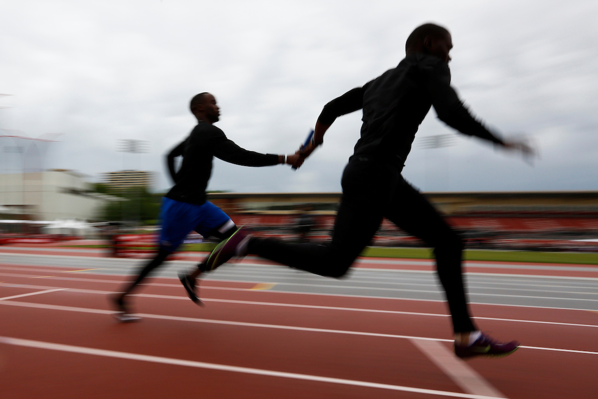 Daniel Roberts. Dwight St. Hillaire.

2019 SEC Outdoor Track and Field Championships.
