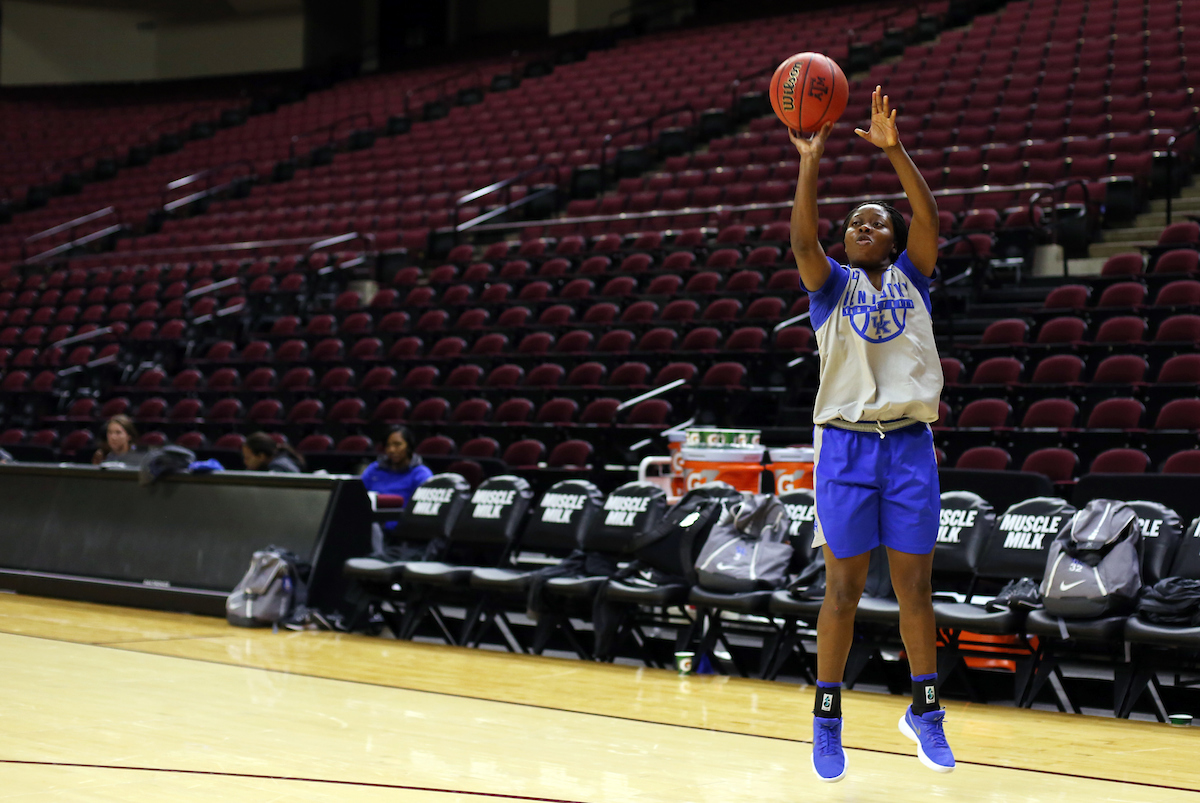 Kameron Roach

The University of Kentucky women's basketball team practice on January 4, 2018 at Reed Arena. 

Photo by Britney Howard | UK Athletics