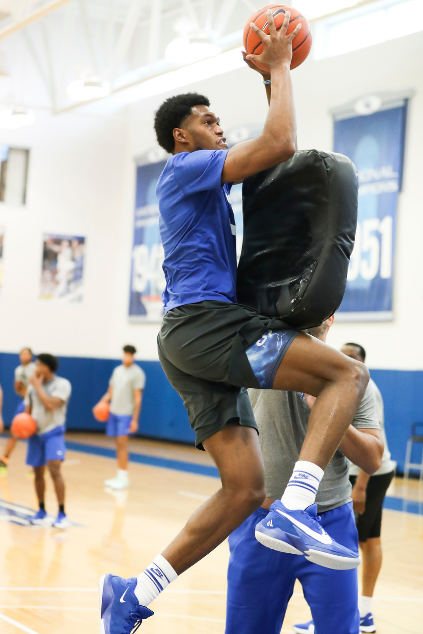 Keion Brooks Jr.

Summer practice.

Photo by Chet White | UK Athletics