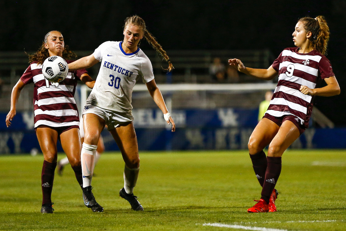 Jordyn Rhodes.

Kentucky loses to Texas A&M 3-0.

Photo by Grace Bradley | UK Athletics