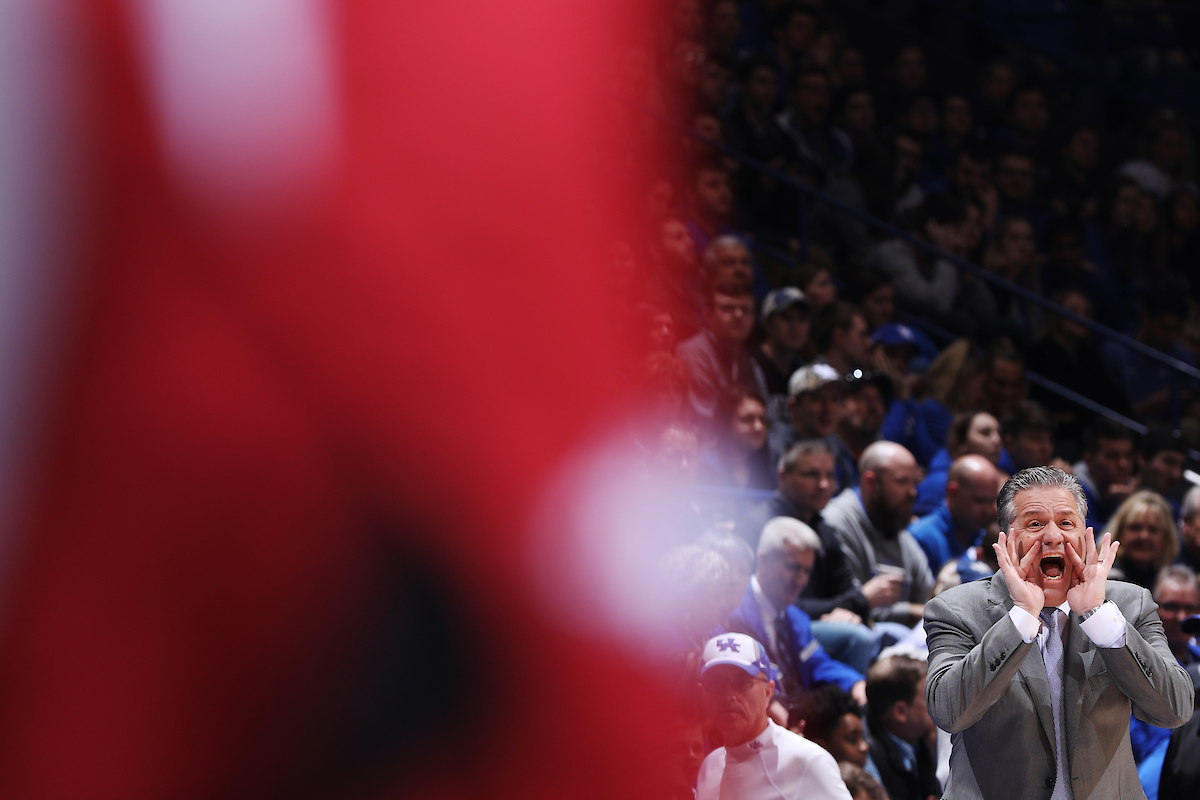 John Calipari.

Kentucky beat Arkansas 70-66.

Photo by Quinn Foster | UK Athletics