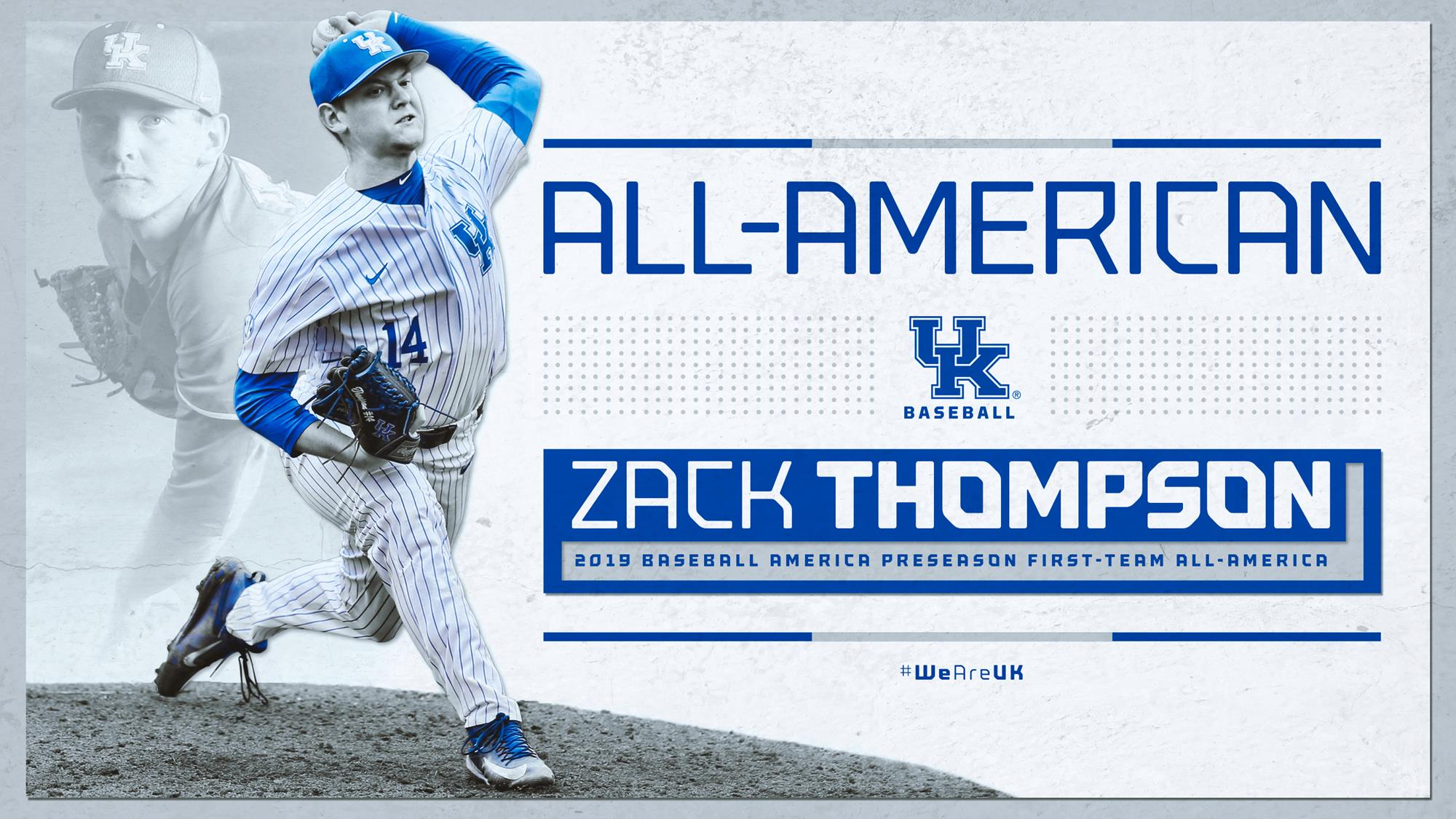 Baseball America Names Zack Thompson Preseason All-American