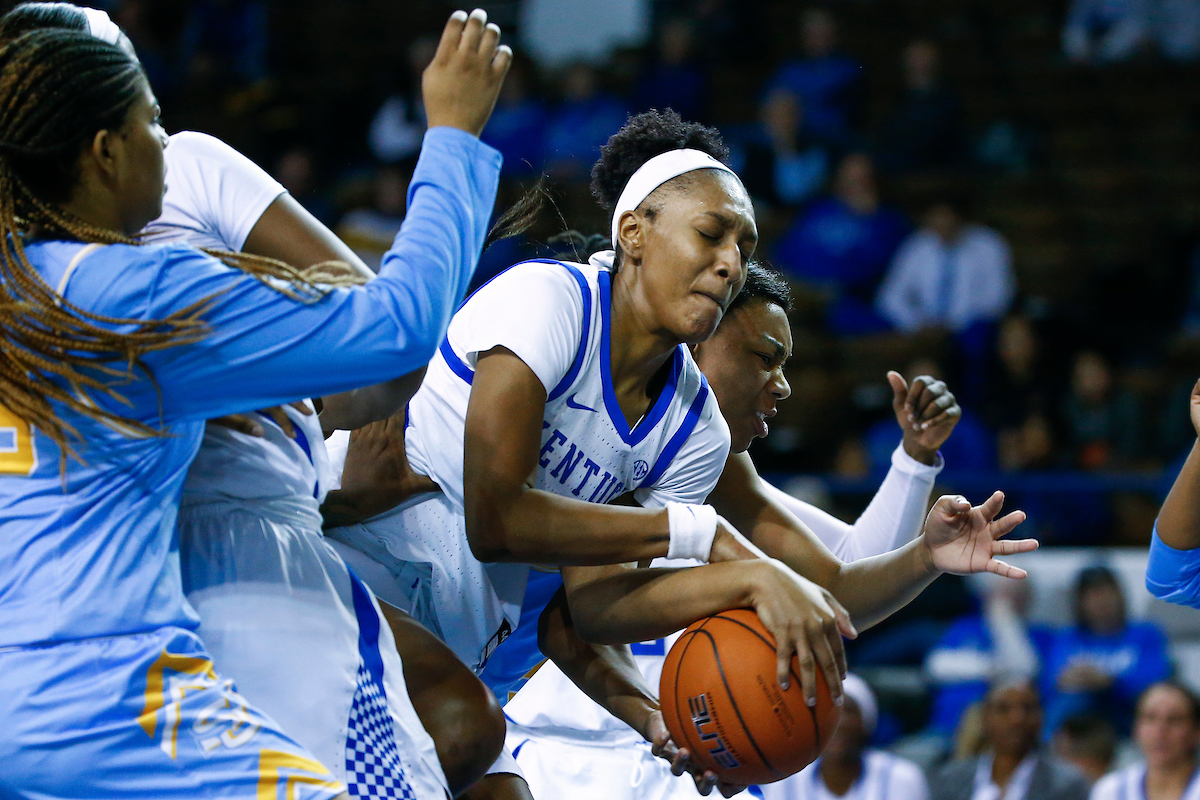 Tatyana Wyatt.

UK women's basketball beat Southern 91-41.

Photo by Chet White | UK Athletics