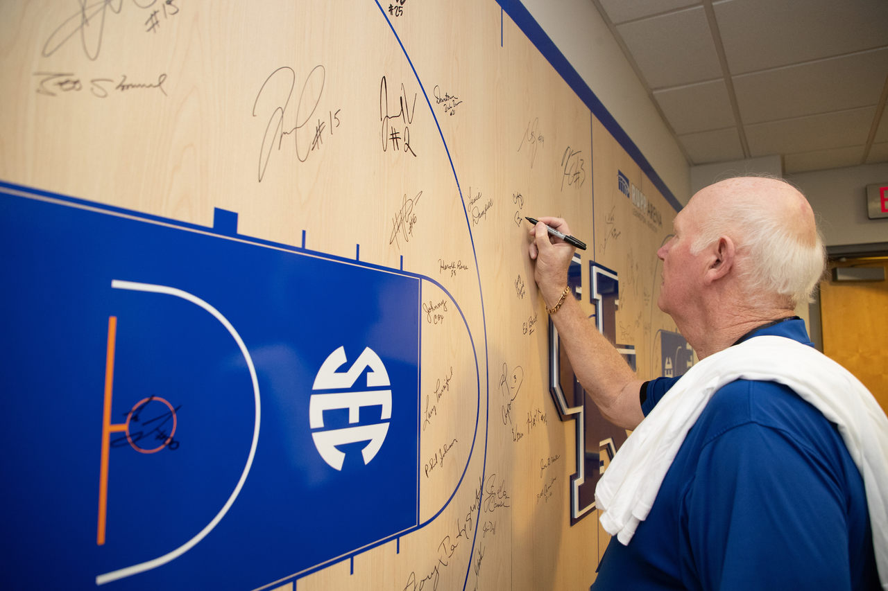 Cliff Berger

Men's Basketball Reunion Weekend.  Photo by Mark Mahan