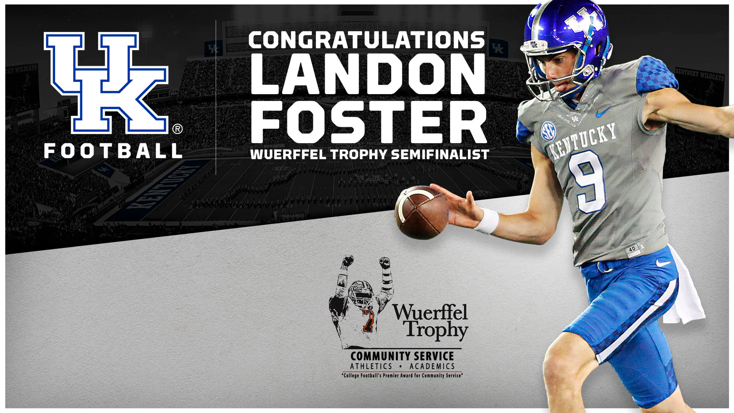 Landon Foster Named Wuerffel Trophy Semifinalist