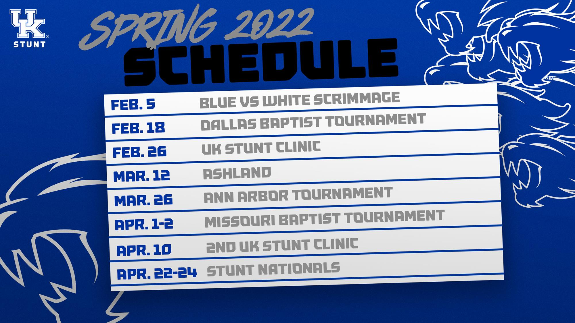 Kentucky STUNT Announces Inaugural Schedule