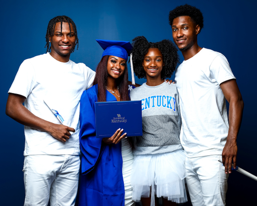 Masai Russell.

May 2022 CATS graduation.

Photo by Eddie Justice | UK Athletics