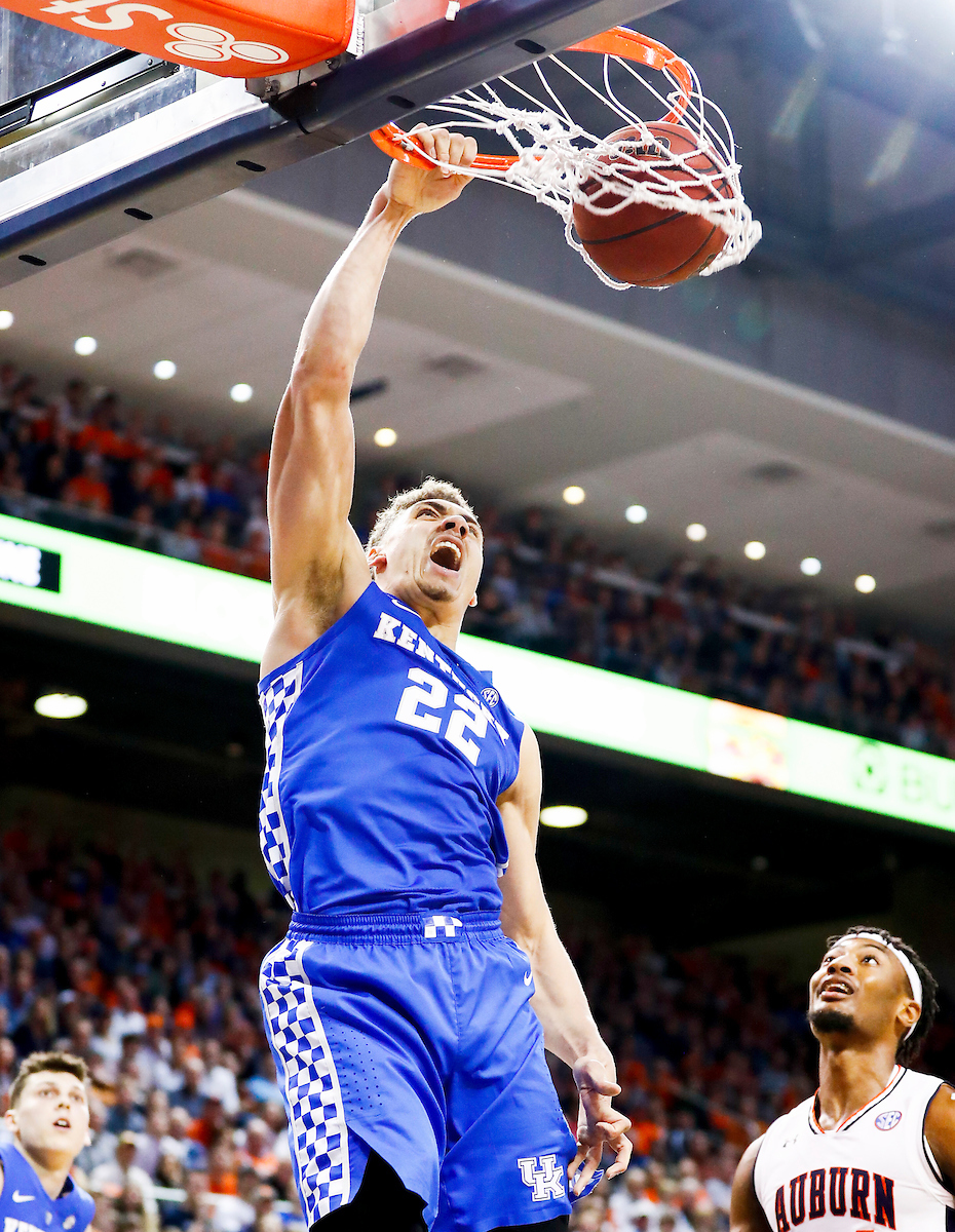 Reid Travis.

Kentucky beat Auburn 82-80 at Auburn Arena in Auburn, AL., on Saturday, January 19, 2019.

Photo by Chet White | UK Athletics