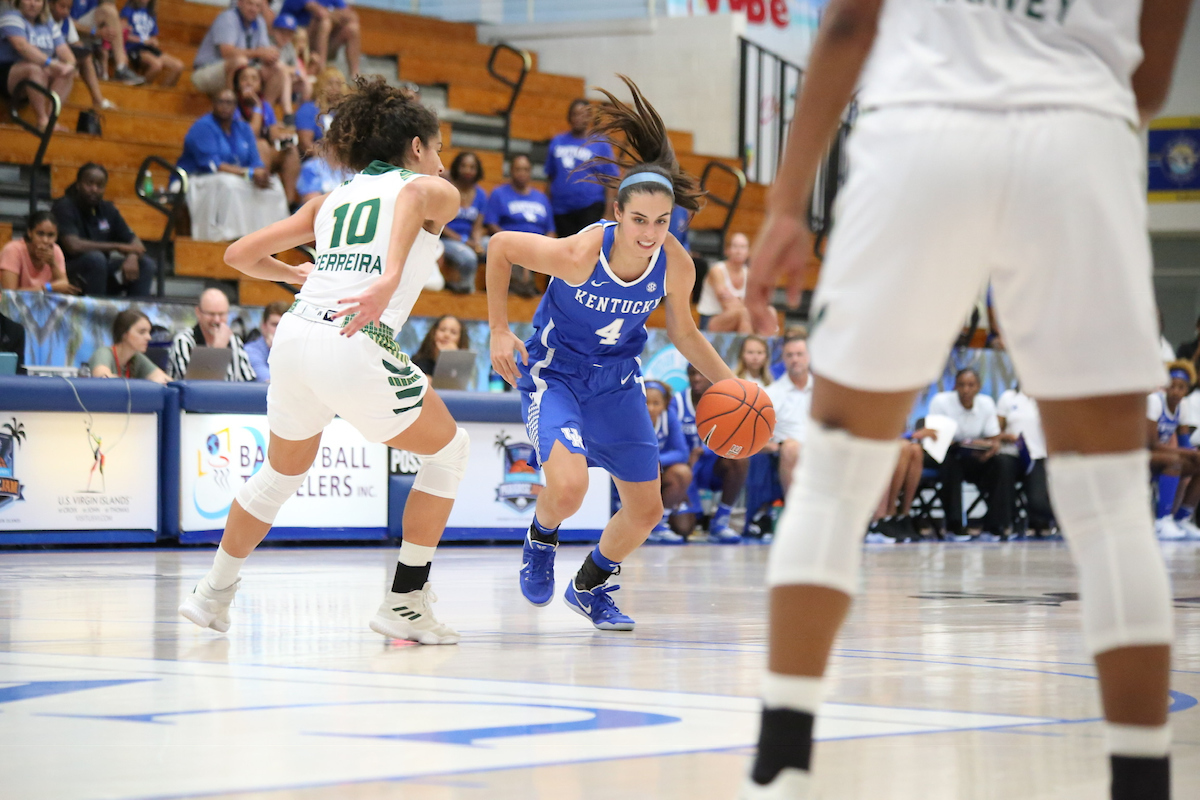 Game One - Kentucky vs. South Florida

The women's basketball team travels to Saint Thomas to compete in the 2018 Paradise Jam Tournament from November 22nd-24th at the University of the Virgin Islands.

Photos by Noah J. Richter | UK Athletics