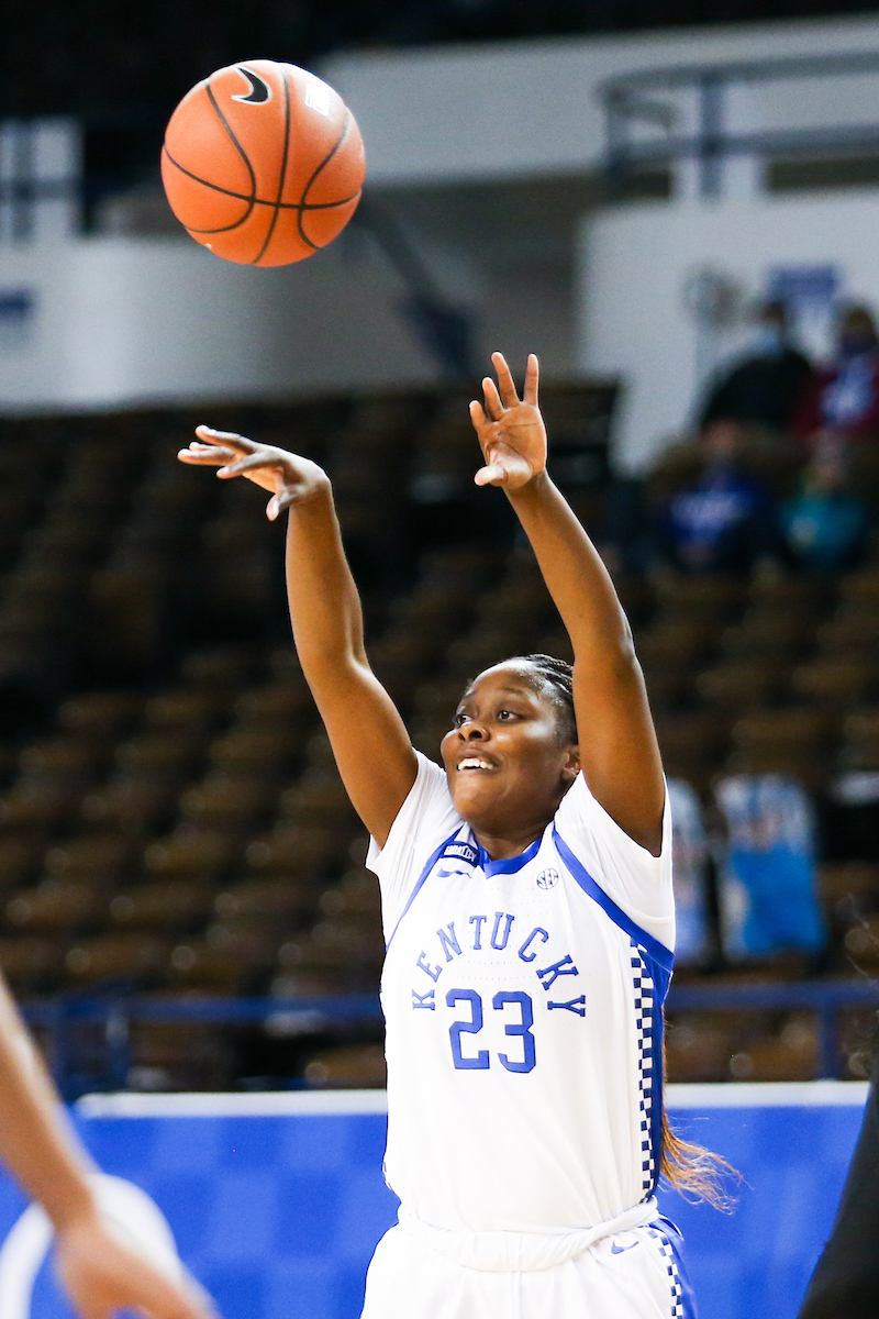 Kameron Roach.

Kentucky beats Wofford 98-37.

Photo by Hannah Phillips | UK Athletics