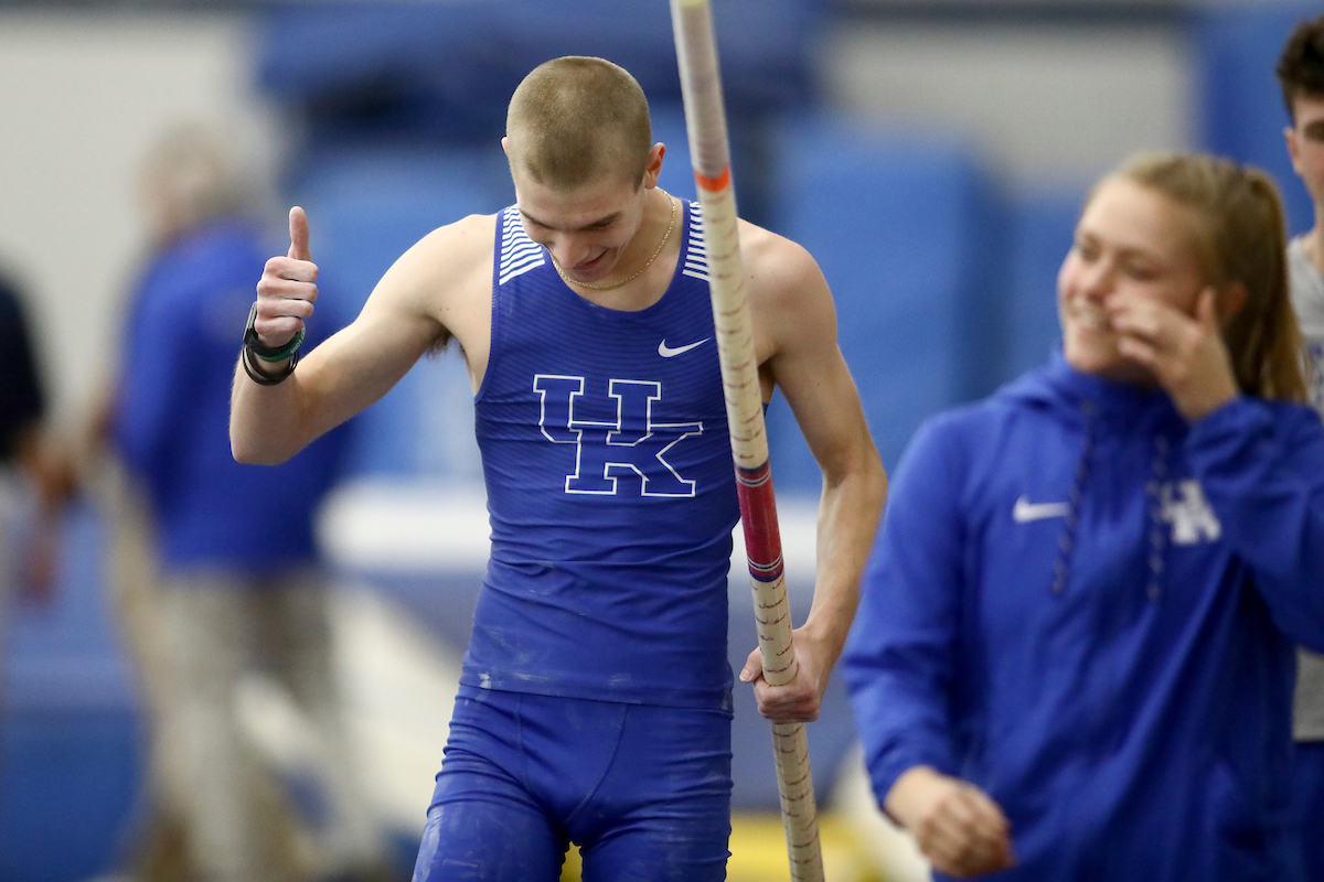 Matthew Peare. 

Jingle Bells Open.

Photo by Isaac Janssen | UK Athletics