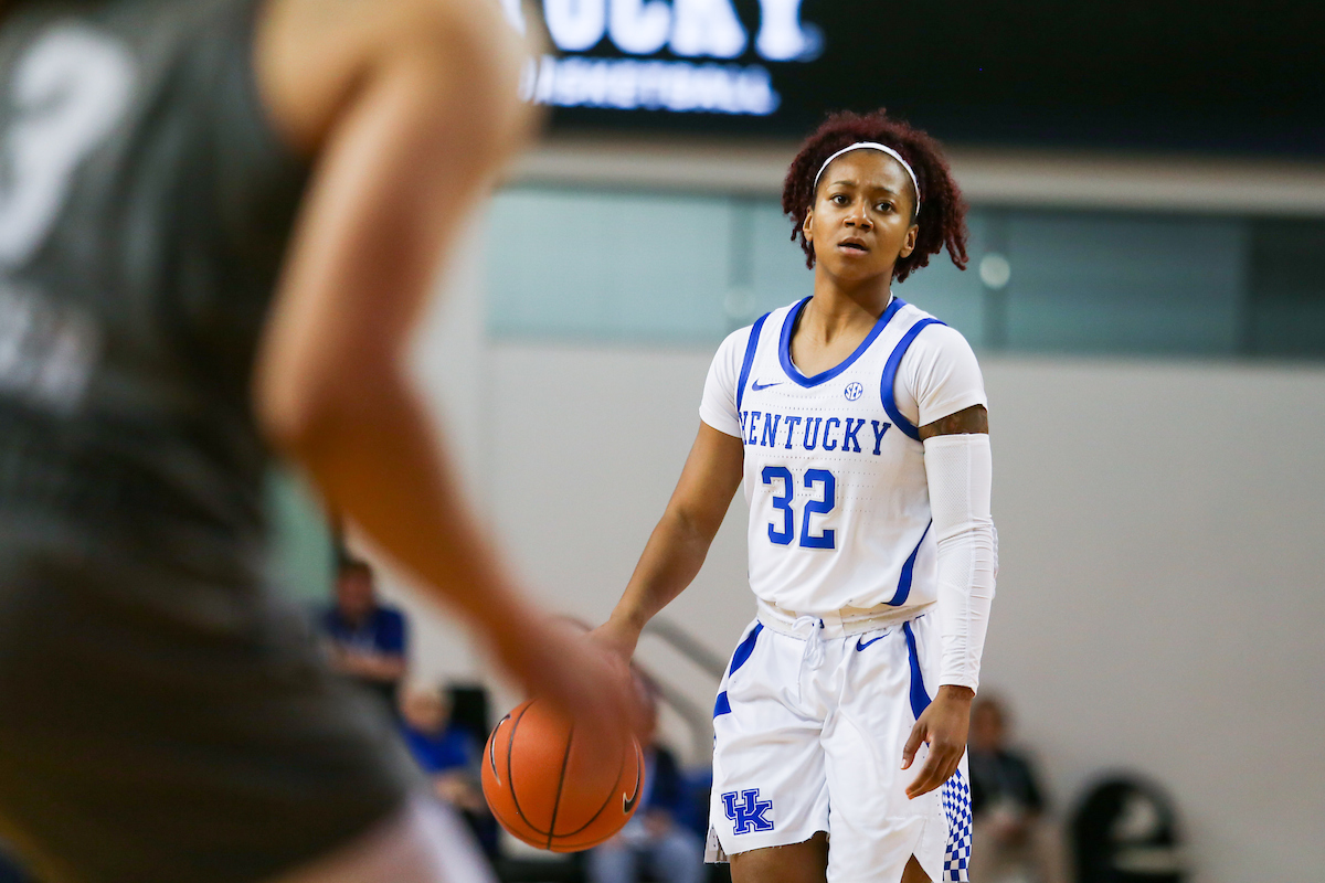 The UK women's basketball team falls to Texas A&M on Thursday, November 28, 2019.

Photo by Hannah Phillips | UK Athletics